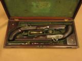 "Smith" London Dueling Pistols, Cased with Accessories
SOLD - 2 of 25