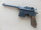 Mauser C96 Broomhandle Austrian Military Proofed 1916 and 1932 in 7.63 Mauser
SOLD - 5 of 24
