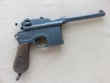 Mauser C96 Broomhandle Austrian Military Proofed 1916 and 1932 in 7.63 Mauser
SOLD - 1 of 24