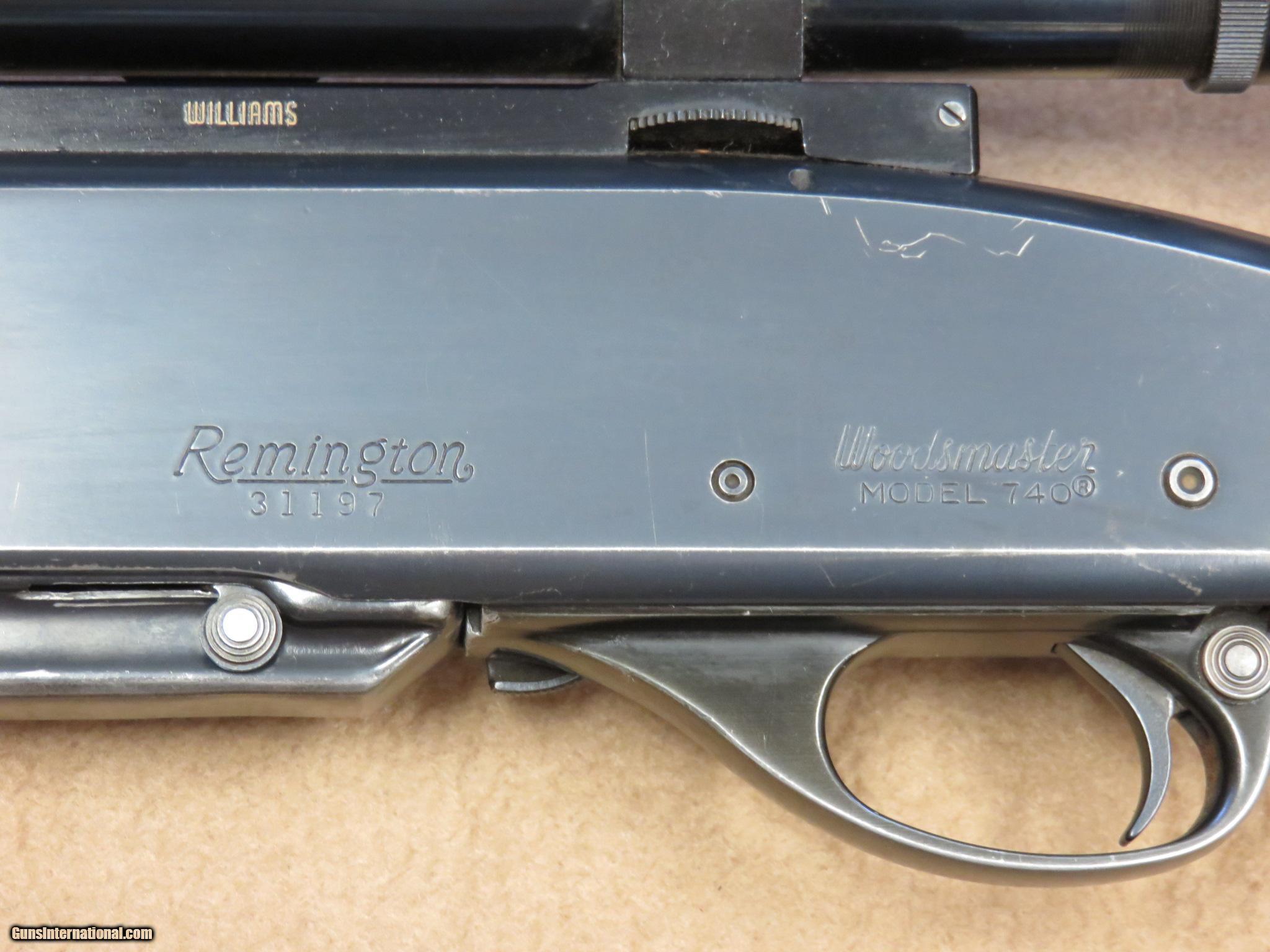 Woodsmaster serial numbers 740 remington Remington 740/742/7400
