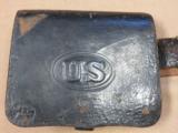 Civil War U.S. 1864 Cartridge Box & Belt w/ U.S. Buckle - 2 of 18