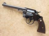  Colt Army Special Model, Cal. .38 Special, 6 Inch Barrel - 1 of 9