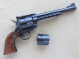 Ruger Blackhawk, 3-Screw Old Model .45 Long Colt, with .45 ACP Cylinder, 7 1/2 Inch Barrel, Like New with Box - 3 of 10