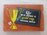 1972 Colt 70 Series Gold Cup National Match w/ Original Box & Inserts/Tools MINTY!!!
SOLD - 23 of 25