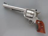 Ruger "Limited Edition" Blackhawk Convertible, Cal. .357 Magnum/9mm Cylinders, 6 1/2 Inch Barrel, Stainless Steel - 3 of 8