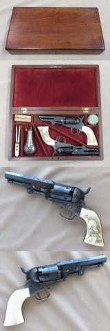 Cased Pair of Engraved Colt 1849 Pockets, Cal. .31
- 2 of 4