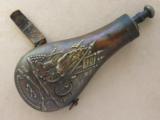 Colt Patterson Rifle Flask, 1830's, Beautiful Example
- 1 of 7