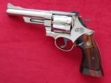 Smith & Wesson Model 27, Nickel 5 Inch Barrel, Cal. .357 Magnum
SOLD - 1 of 8