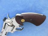 Colt Python, 1960 Vintage with Box, Nickel, Cal. .357 Magnum, 4 Inch Barrel, Appears Unfired
SOLD - 4 of 14