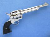Colt Single Action Army, Nickel, Cal. 44-40, 7 1/2 Inch Barrel
SOLD - 2 of 11