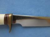  Randall Knife, #4 with Ivory Handle, Heiser Brown Button Sheath
- 4 of 9