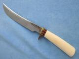  Randall Knife, #4 with Ivory Handle, Heiser Brown Button Sheath
- 2 of 9