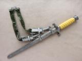 Original WWII German Heer (Army) Dress Dagger with Scabbard and Deluxe Hangers
REDUCED! - 8 of 19