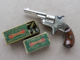 Colt Open Top Model .22 Revolver Mfg.1875 - Original Full Nickel Finish SALE PENDING - 1 of 25