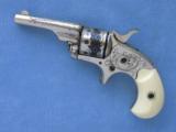 Factory Engraved Colt Open Top, Ivory Grips, Cal. .22 RF - 7 of 10