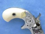 Factory Engraved Colt Open Top, Ivory Grips, Cal. .22 RF - 5 of 10