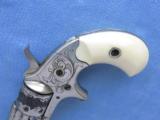Factory Engraved Colt Open Top, Ivory Grips, Cal. .22 RF - 4 of 10