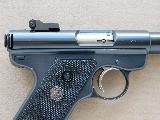 1980 Ruger Mk1 Target .22 Pistol w/ 2 Extra Mags & Checkered Walnut Ruger Target Grips - 7 of 25