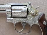 Walter Shannon Engraved Smith & Wesson Model 15-1 Mfg. in 1961 - 2 of 25
