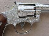 Walter Shannon Engraved Smith & Wesson Model 15-1 Mfg. in 1961 - 6 of 25