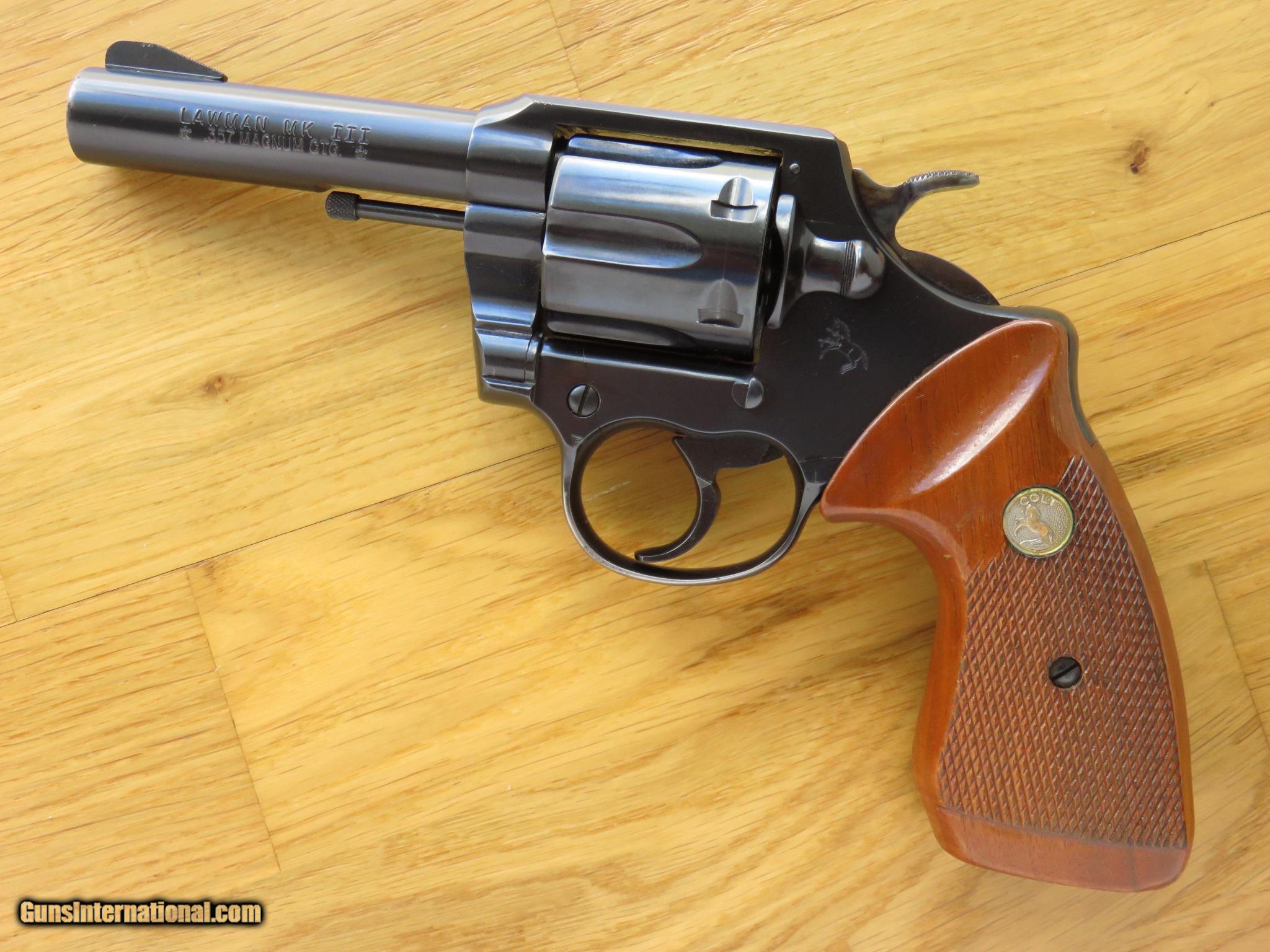 Colt Lawman MK III, Cal. .357 Magnum, 4 Inch Barrel SOLD