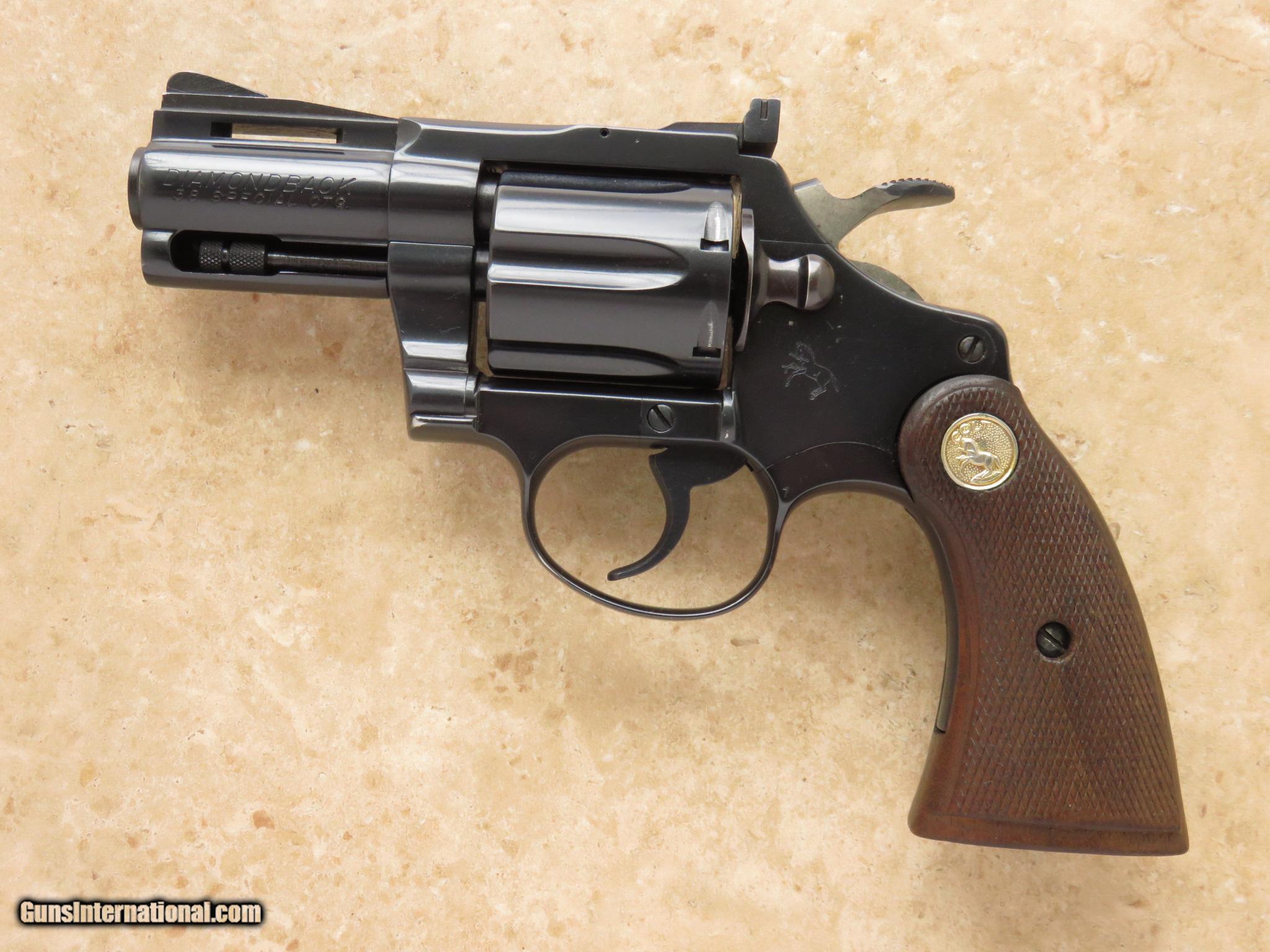 Colt Diamondback, 2 1/2 Inch Barrel, Cal. .38 Special