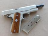 Colt Mark IV 70 Series 1911 Scarce Two-Tone Satin Nickel/Blue Mfg. in 1983
SOLD - 22 of 25