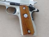 Colt Mark IV 70 Series 1911 Scarce Two-Tone Satin Nickel/Blue Mfg. in 1983
SOLD - 3 of 25