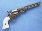 Traditions 1851 Navy Revolver, Nickel with Laser Engraving, .44 Caliber Percussion, Copy of Colt - 3 of 10