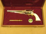 Navy Arms 1858 Remington, with Ivory Grips,
Cased, .44 Percussion Revolver - 2 of 11