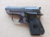 Beretta Model 950 Jetfire .25 ACP Pistol w/ Box, Manual, Etc. -
Excellent! - 4 of 19