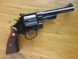 Smith & Wesson Model 27 Magnum, Cal. .357 Magnum, 6 inch barrel, 1958-1959 Vintage, 4-Screw, Blue Finish - 9 of 9