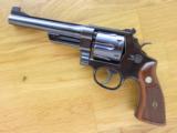 Smith & Wesson Model 27 Magnum, Cal. .357 Magnum, 6 inch barrel, 1958-1959 Vintage, 4-Screw, Blue Finish - 1 of 9