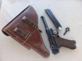 S/42 Mauser 1937 Luger Rig w/ 2 Matching Mags & Tool in 1937 Brown Holster! - 2 of 25