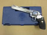 Colt Python, Stainless with 8 Inch Barrel, Cal. .357 Magnum - 1 of 10
