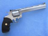 Colt Python, Stainless with 8 Inch Barrel, Cal. .357 Magnum - 3 of 10