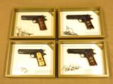 Set of all 4 Colt WWI 1911 Commemoratives, Cal. .45 ACP - 1 of 12