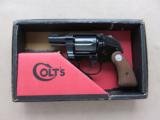 1972 1st Issue Colt Agent w/ Factory Hammer Shroud and Original Box -- EXCELLENT - 1 of 25
