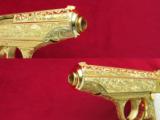 Walther PP, Gold Plated, Fully Engraved by Tim George, Copy of Adolf Hitler's Personal Firearm, .32 ACP **SALE PENDING** - 6 of 10