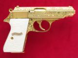 Walther PP, Gold Plated, Fully Engraved by Tim George, Copy of Adolf Hitler's Personal Firearm, .32 ACP **SALE PENDING** - 8 of 10