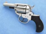Colt Double Action Revolver Model of 1877 "Lightning", Cal. .38 Colt, 2 1/2 Inch Barrel, Nickel, 1885 Vintage - 8 of 11