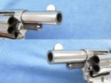 Colt Double Action Revolver Model of 1877 "Lightning", Cal. .38 Colt, 2 1/2 Inch Barrel, Nickel, 1885 Vintage - 7 of 11