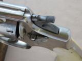 Smith & Wesson M&P Hand Ejector Model .38 Special in Nickel Finish w/ Pearl Grips - 6 of 22