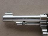 Smith & Wesson M&P Hand Ejector Model .38 Special in Nickel Finish w/ Pearl Grips - 19 of 22