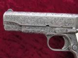 Weldon Lister Engraved Pair of Colt Commander's, Cal. .45 ACP, Commander - 4 of 25