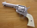  Colt Single Action Army, 1st Generation, Cal. .45 Long Colt, 4 3/4 Inch Barrel, Old Re-Nickel - 2 of 7