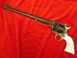Colt New Frontier Buntline, Cal. .45 LC, Beautifully Engraved by Jerry Harper - 2 of 15