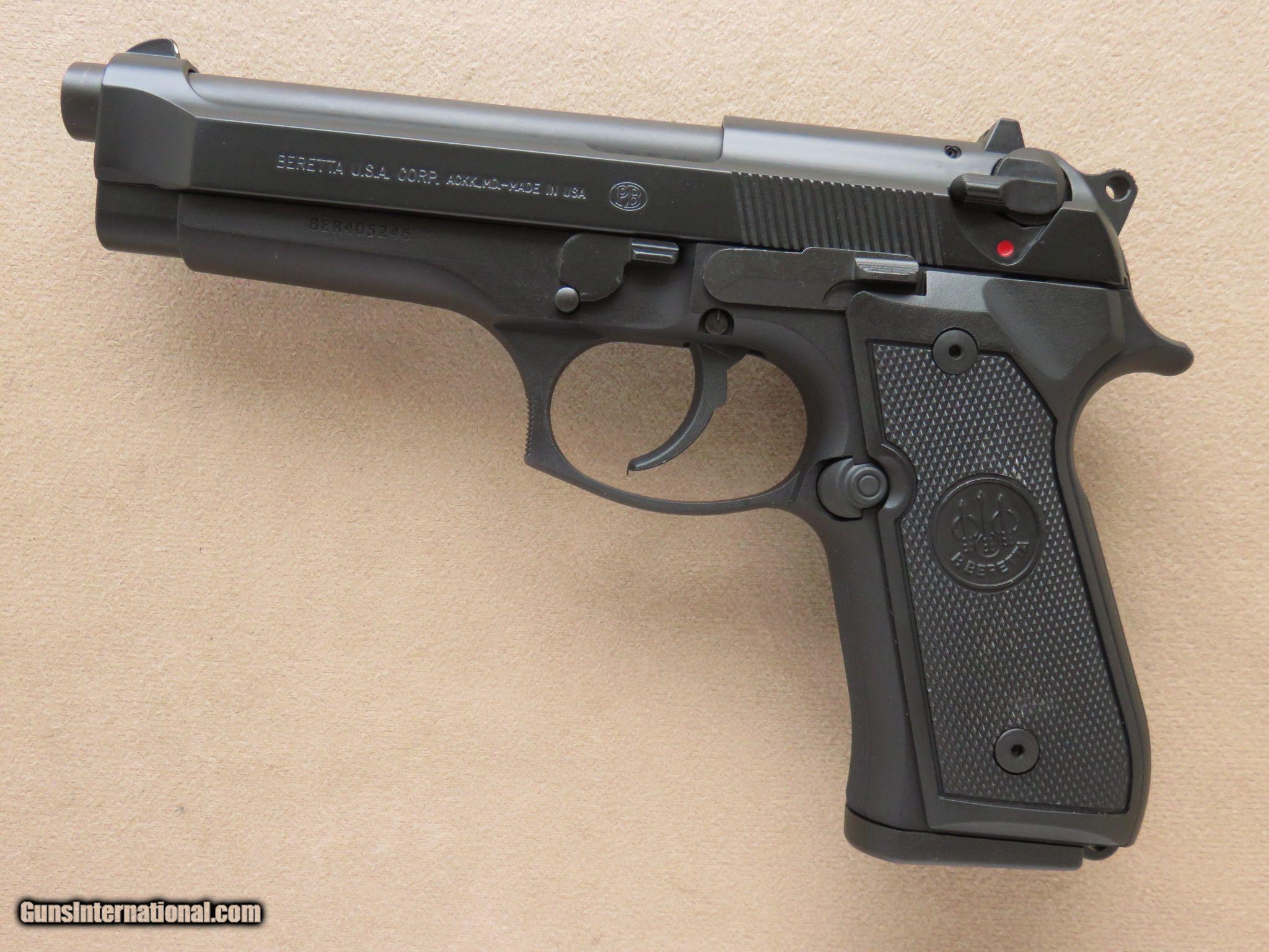 Beretta Model 92FS, Cal. 9mm, USA Made 92