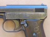 WW1 Production Mauser Model 1910/14 Transitional .25ACP Pistol - 2 of 18