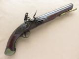 Pair of "Bond" Flintlock Pistols, 1810 Vintage - 8 of 13